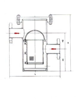 YG07自然气专用篮式过滤器 - 上海奇高阀门制造有限公司